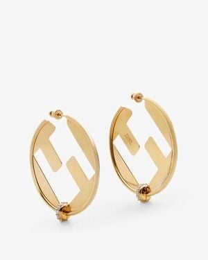 Fendi Everround Earrings - Metallic