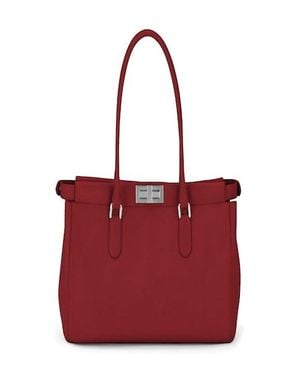 Fendi Peekaboo Tote Small - Red