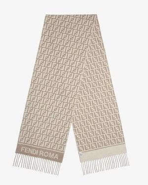 Fendi Ff Scarf - Gray