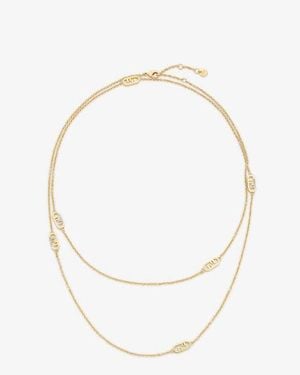 Fendi O'Lock Necklace - Metallic