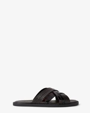 Fendi Pequin Slides - Black