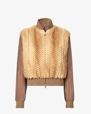 Fendi Bomber Jacket - Natural