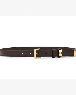 Fendi Forever Haircalf Belt Fendi Forever Fendi belt in brown pony-effect calfskin  main image 4
