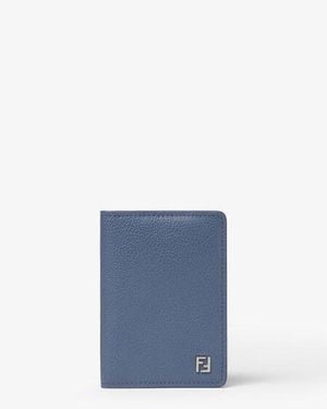 Fendi Ff Card Holder - Blue
