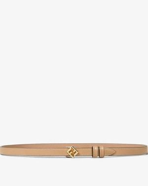 Fendi Ff Diamonds Belt - Natural