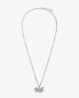 Fendi Zodiac Taurus Necklace - Metallic
