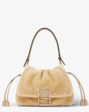 Fendi Mamma Baguette Medium - Natural