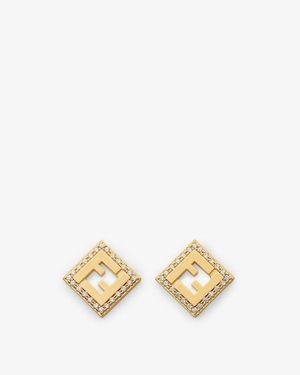 Fendi Forever Earrings - Metallic