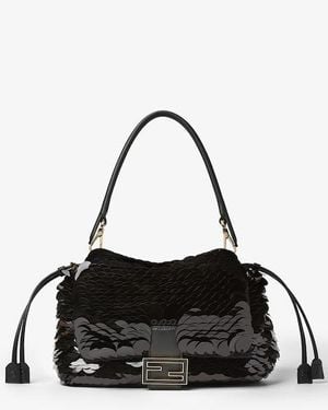 Fendi Mamma Baguette Medium - Black