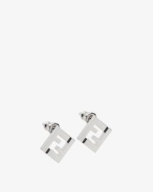 Fendi Forever Earrings - White