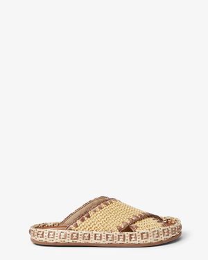 Fendi Slides - Natural