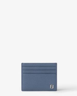Fendi Ff Card Holder - Blue