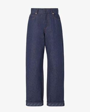 Fendi Long Jeans - Blue