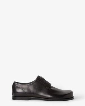 Fendi Squared Ff Lace-Ups - Black