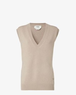 Fendi Gilet - Natural