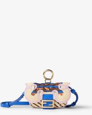 Fendi Nano Baguette Charm - Blue