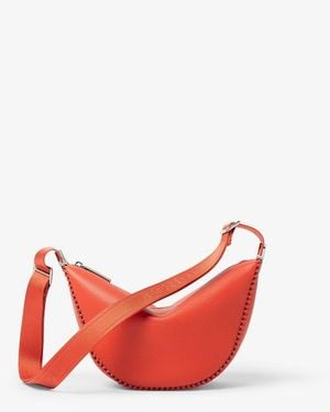 Fendi Roma Leather Melon Small - Red