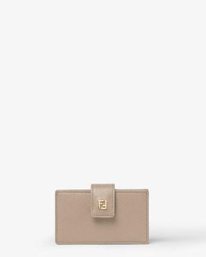 Fendi Ff Card Case - Natural