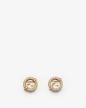 Fendi Everround Earrings - Metallic