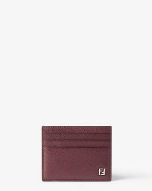 Fendi Ff Card Holder - Purple