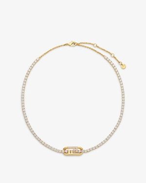 Fendi O'Lock Necklace - Metallic