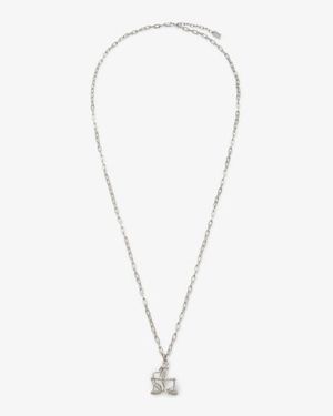 Fendi Zodiac Libra Necklace - Metallic