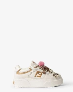 Fendi Match Low Top Platform - Natural