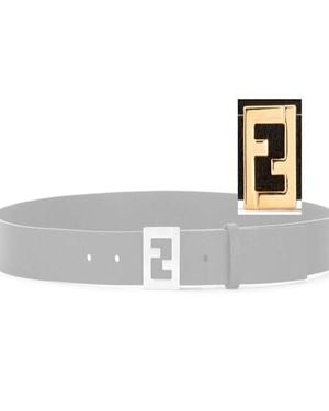 Fendi Ff Belt - White