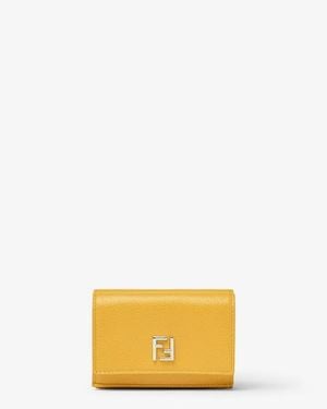 Fendi Ff Mini Trifold - Yellow