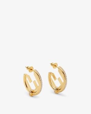 Fendi Everround Earrings - Metallic