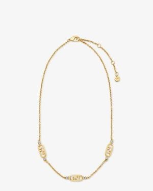 Fendi O&#39;Lock Necklace - Metallic