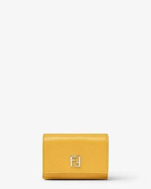 Fendi Ff Mini Trifold - Yellow