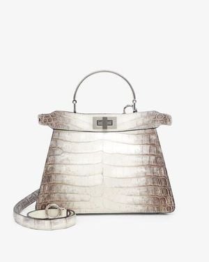 Fendi Peekaboo I See U Small - White
