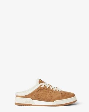 Fendi Match Mules - Brown