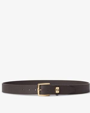 Fendi Ff Belt - Brown