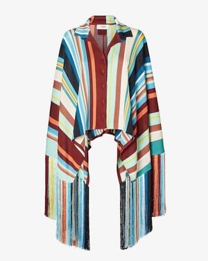 Fendi Poncho - Blue