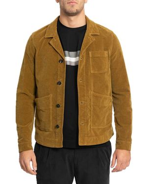 Officina 36 Flap Pocket Shirt - Braun