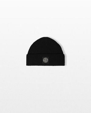 Stone Island Σκουφος - Schwarz