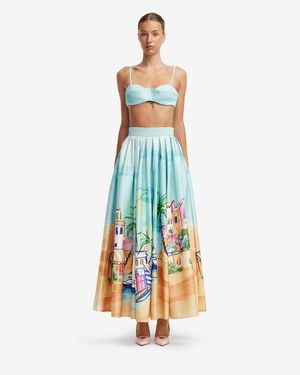 LEO LIN Reinette Skirt - Blue