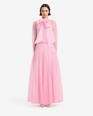 LEO LIN Juno Pleated Pants - Pink