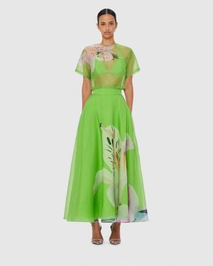 LEO LIN Indie Sleeve Top - Green