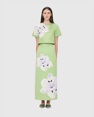 LEO LIN Indie Sleeve Top - Green