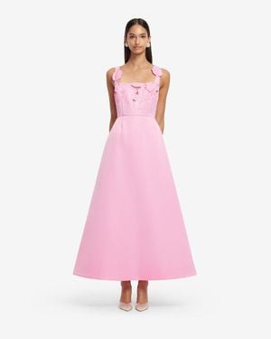 LEO LIN Rianne Appliqué Maxi Dress - Pink