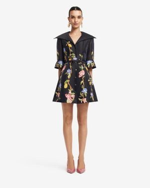 LEO LIN Genevieve Sleeve Mini Dress - Black
