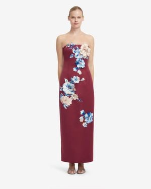 LEO LIN Rayna Embroidered Maxi Dress