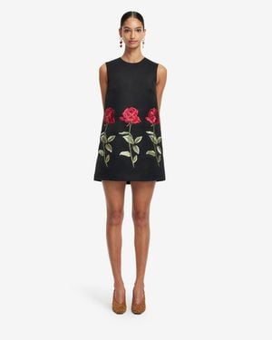 LEO LIN Yvonne Embroidered Mini Dress