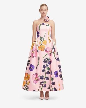 LEO LIN Bustier Maxi Dress - Pink