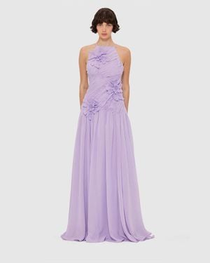 LEO LIN Amya Petal Gown - Purple