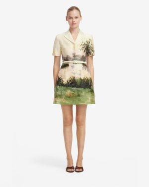 LEO LIN Brigitte Mini Dress - Green