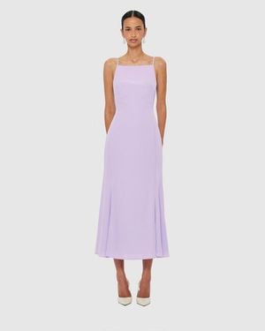 LEO LIN Regina Midi Dress - Purple